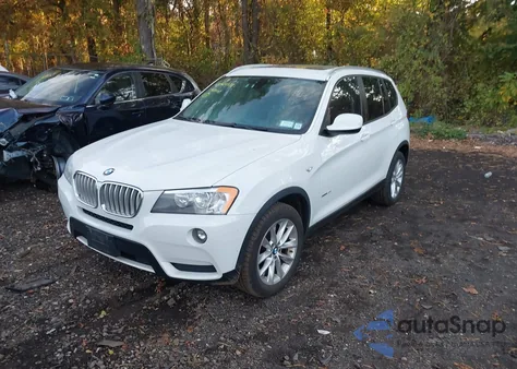 2014 BMW X3 xDrive28I z USA, uszkodzony, nr VIN 5UXWX9C51E0D19594